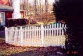 4' PVC Arch II (wide picket)