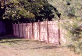 6 ft northern white cedar dogear-pickets with gothic caps