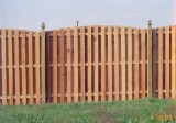 6' Red Cedar Shadowbox - Domed with gothic posts