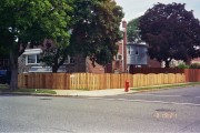 4' Red cedar picket domed