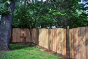 6' Red cedar domed and dogear with gothic posts