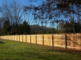 6' high Spruce Stockade